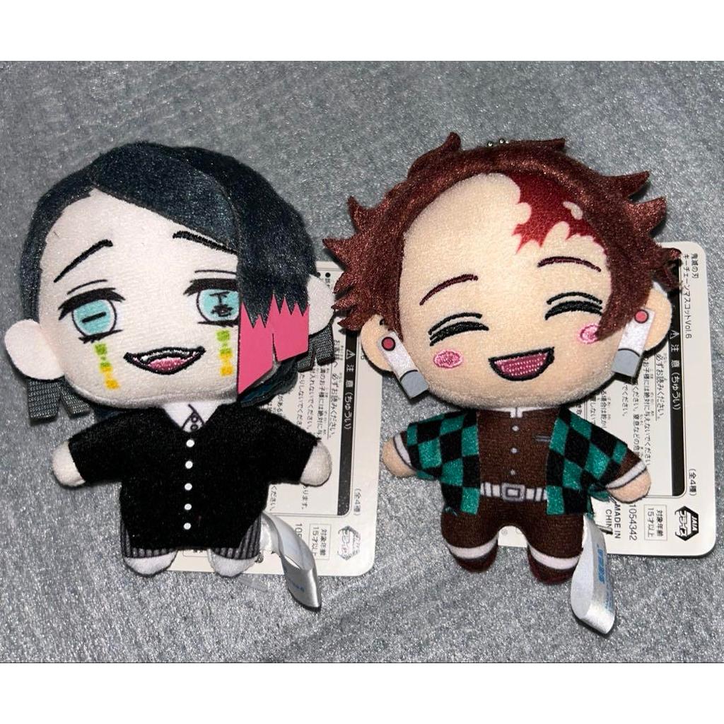 【Direct from Japan】Demon Slayer: Kimetsu no Yaiba พวงกุญแจมาสคอต - Enmu และ Tanjiro - ชุด 2 ชิ้น【Jap