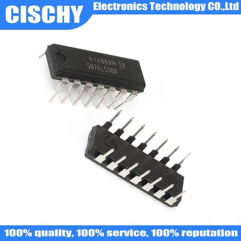 10 ชิ้น/ล็อต SN74LS07N SN74LS07 74LS07N 74LS07 SN74LS06N SN74LS06 74LS06N SN74LS05N SN74LS74LS05 DIP