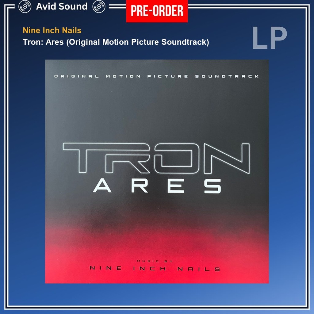 Pre-Order แผ่นเสียง Nine Inch Nails Tron: Ares (Original Motion Picture Soundtrack) ใหม่ ซีล Nine In