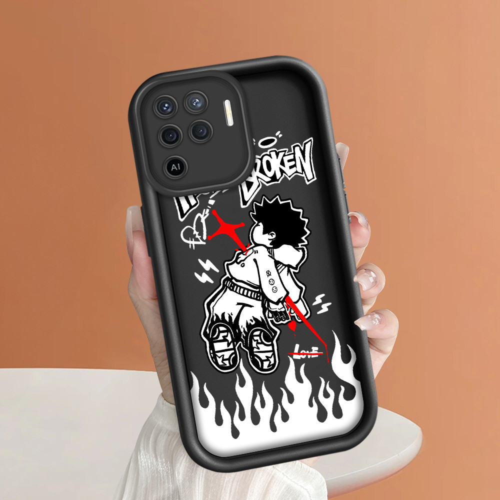 HP เคสโทรศัพท์สําหรับ OPPO Reno 5F A94 เคสโทรศัพท์ Softcase C8 4399 ID33