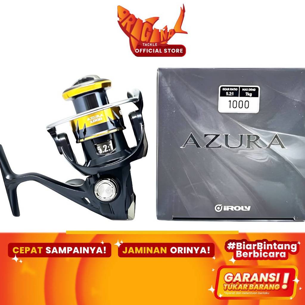 Iroly Azura PH SW Graphite Spinning Fishing Reel 3000 1000 2000 4000 1000HG 2000HG 3000HG 4000HG