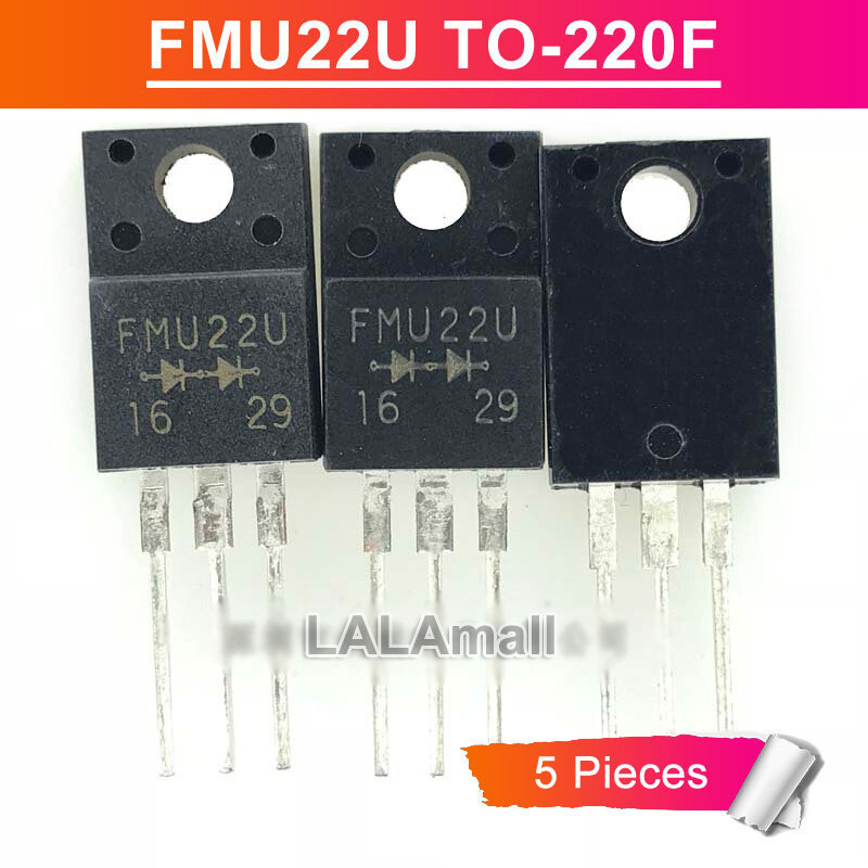 5pcs FMU22U TO-220F FMU 22U TO220F ขวา Non-polar Fast Recovery Rectifier ไดโอดทรานซิสเตอร์ใหม่เดิม