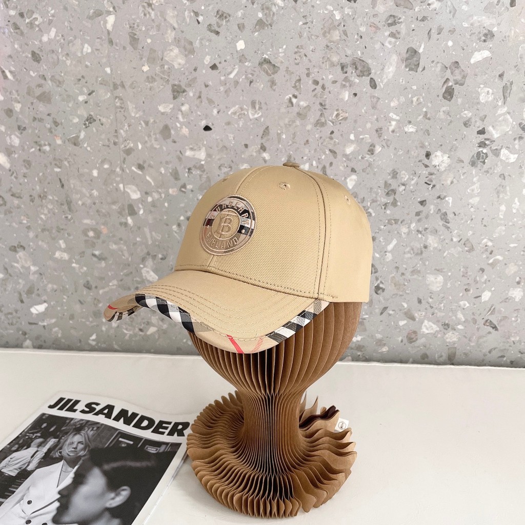 หมวกเบสบอลปักลาย BALENCIAGA888 Black Classic BB