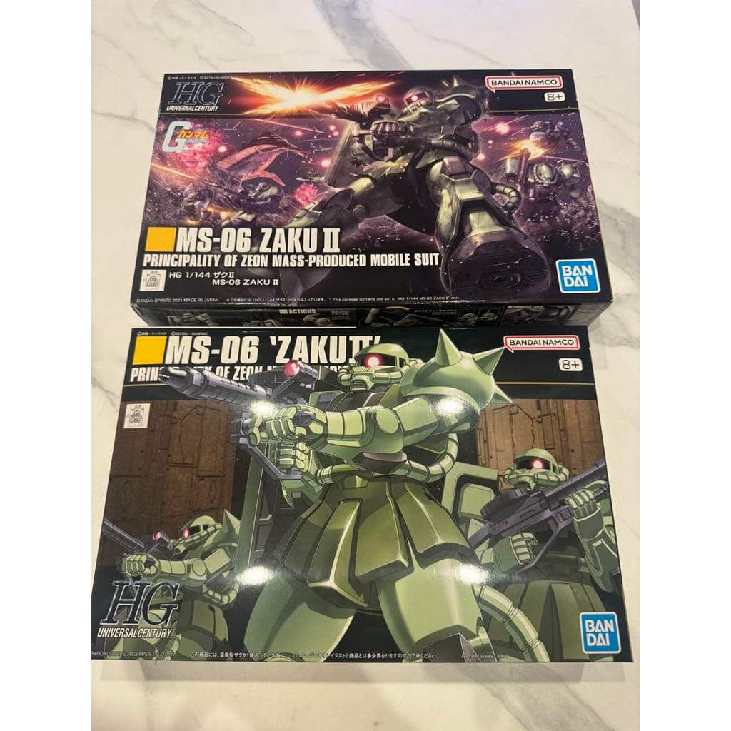 【Direct from Japan】HG1/144 Zaku II, HG1/144 Zaku II Revive Edition【Japan Exclusive】
