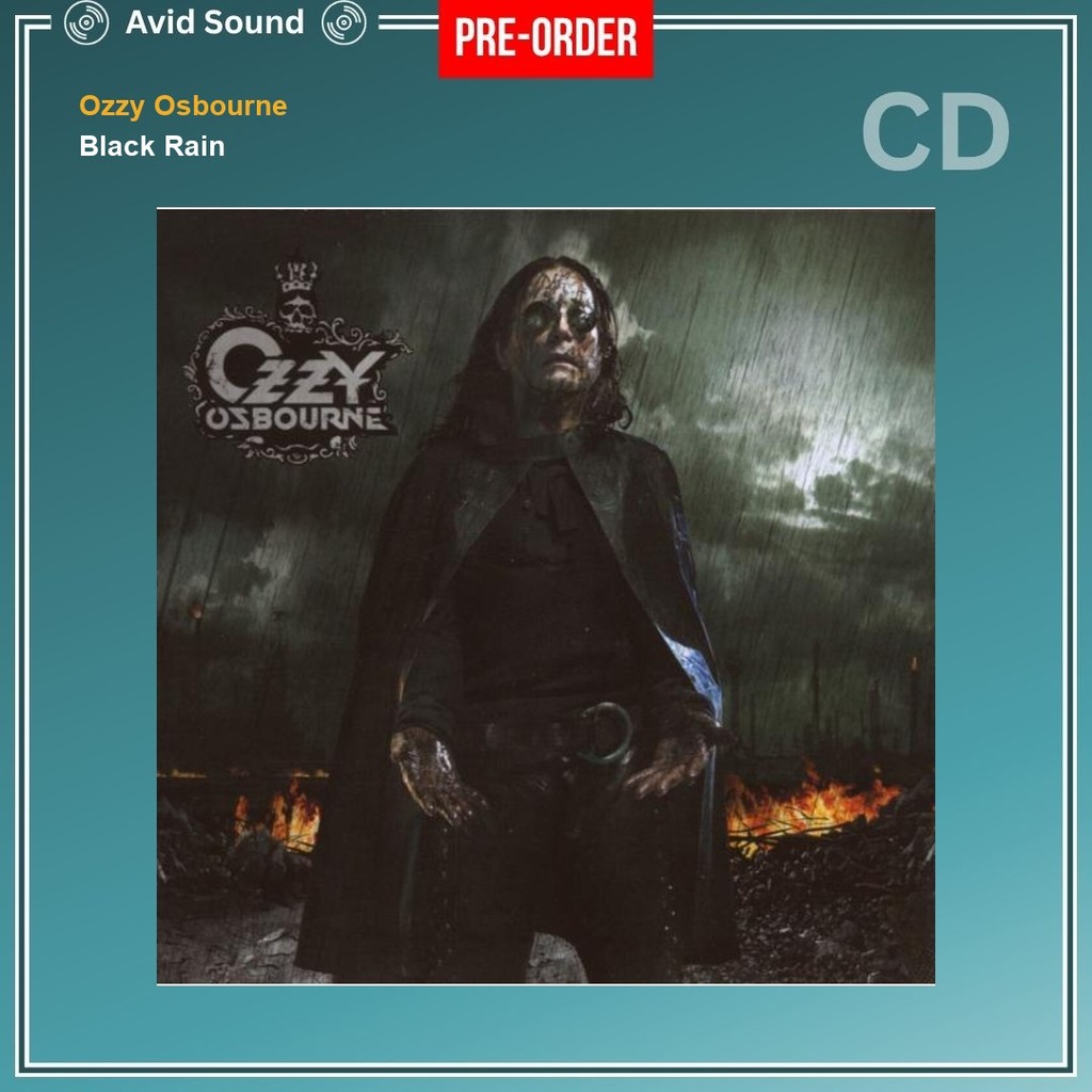 Pre-Order CD แผ่นซีดี Ozzy Osbourne Black Rain ใหม่ ซีล Ozzy Osbourne CD
