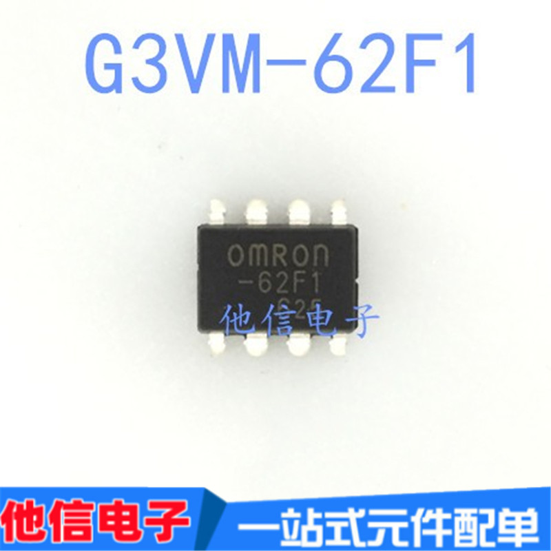 1PCS ยี่ห้อใหม่ G3VM-62F1 62F1 SMD8 นําเข้า Optocoupler SOP-8 Patch