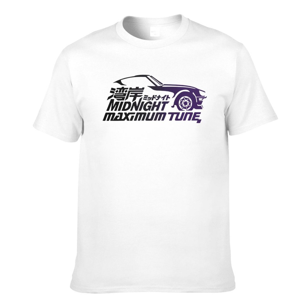 การพิมพ์ที่กําหนดเองมังงะ Wangan Midnight Racing Maximum Tune Mens Tee