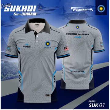 Sukuhi Su-30mkm Tshirt เสื้อยืดคอกลมไมโครไฟเบอร์