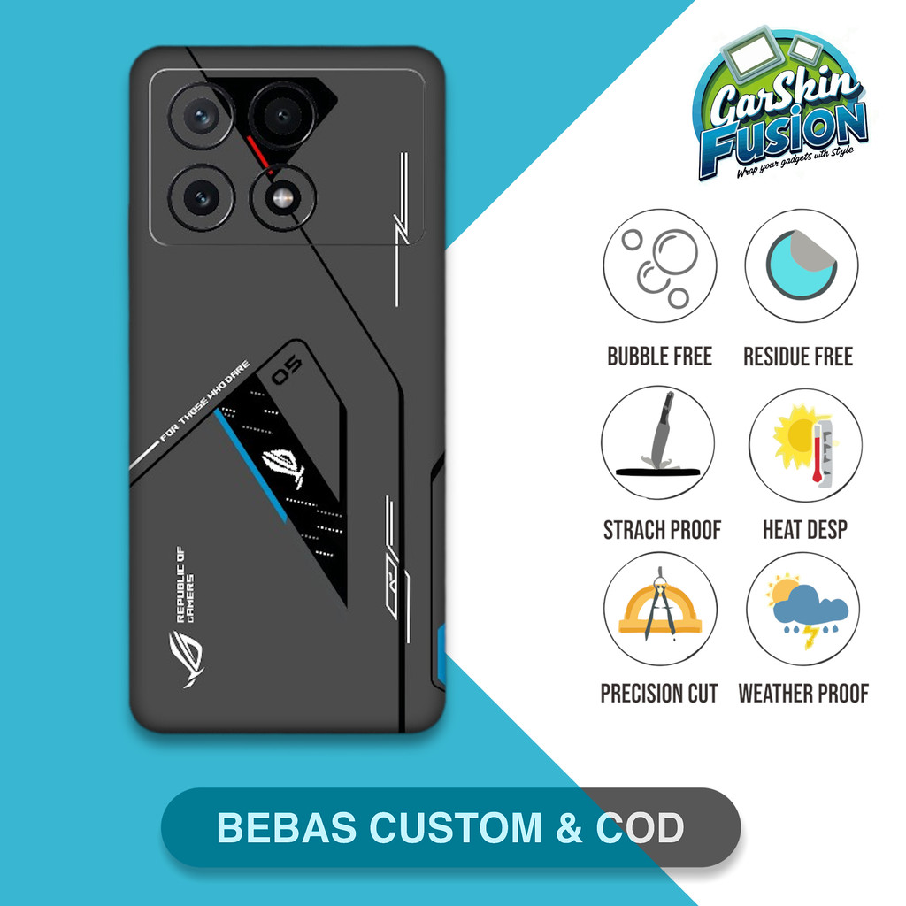 เคสกันรอย Garskin Skin Poco X6 Pro Rogg Series | By Fusion Code - u6O