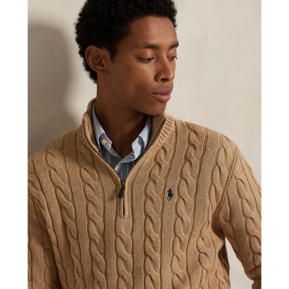 Polo Ralph Lauren เสื้อสเวตเตอร์ผู้ชาย รุ่น MNPOSWE16820593 สีน้ำตาล — صورة 4