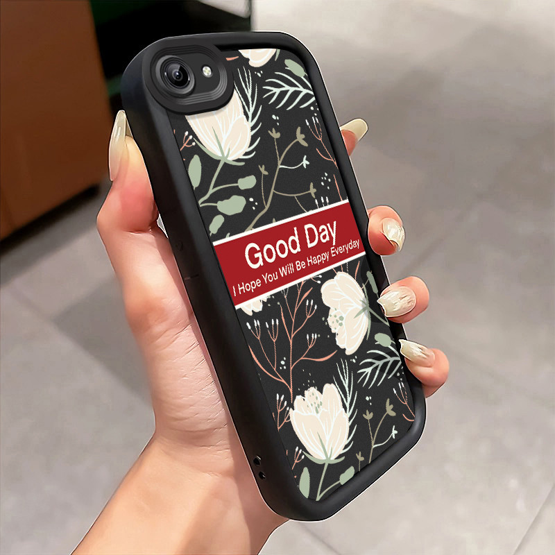 MATA VIVO Y81 VIVO Y81i VIVO Y81s VIVO Y83 Case Tulip Flower Case HP Pattern Silicone Case Softcase 