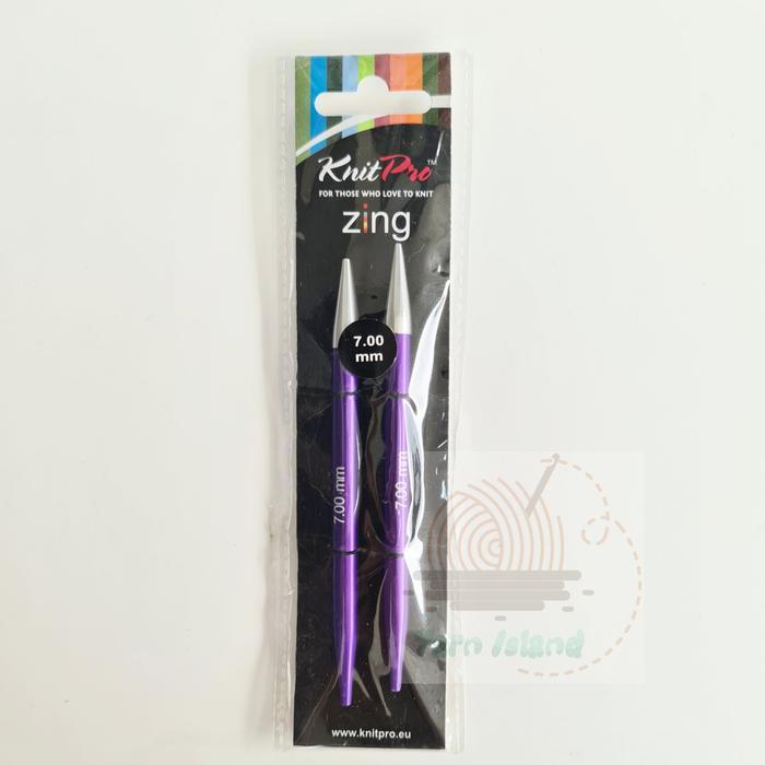 Knitpro Zing เข็มเปลี่ยนได้ปกติ 7 มม