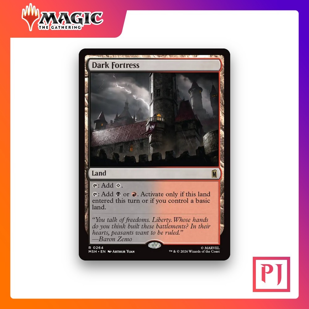 [MTG] Dark Fortress (#264) [MSH] [LAND] [RARE] | Magic the Gathering