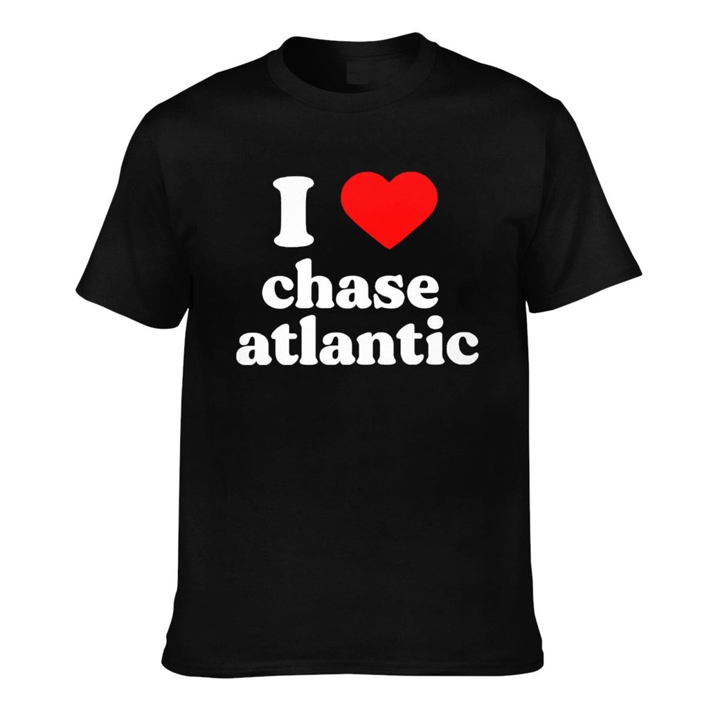 เสื้อยืดแฟชั่นบุรุษ Casual I Love Chase Atlantic Summer Cool