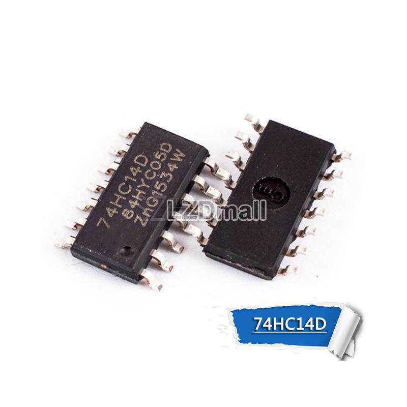 10pcs 74HC14D SOP-14 74HC14 SOP14 SN74HC14DR SN74HC14 SMD ใหม่ IC