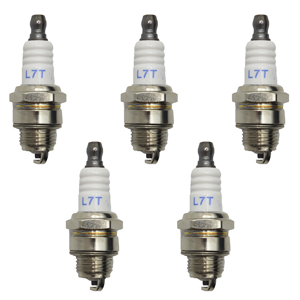 5 ชิ้นหัวเทียนสําหรับ 2 จังหวะ L7T BM6A BPMR7A RCJ6Y RCJ7Y WSR5F 33cc-49cc Trimmer Blower Chainsaw