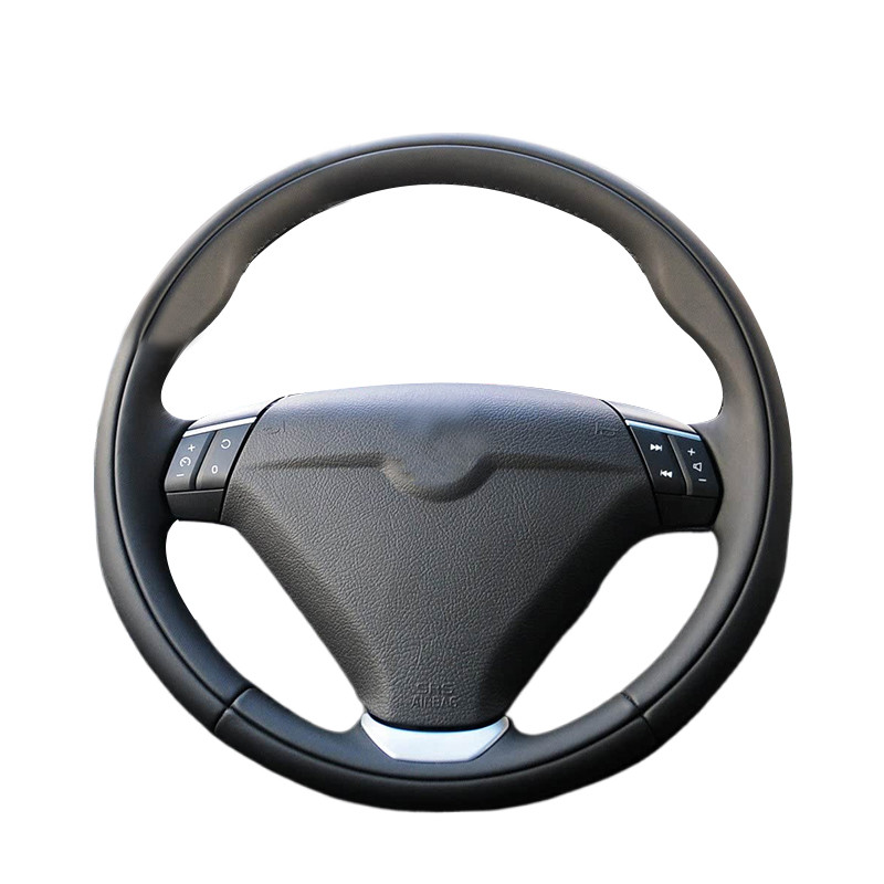 DIY ที่กําหนดเองพวงมาลัยรถสําหรับ Volvo XC90 2011-2013 Auto หนังเทียมพวงมาลัย