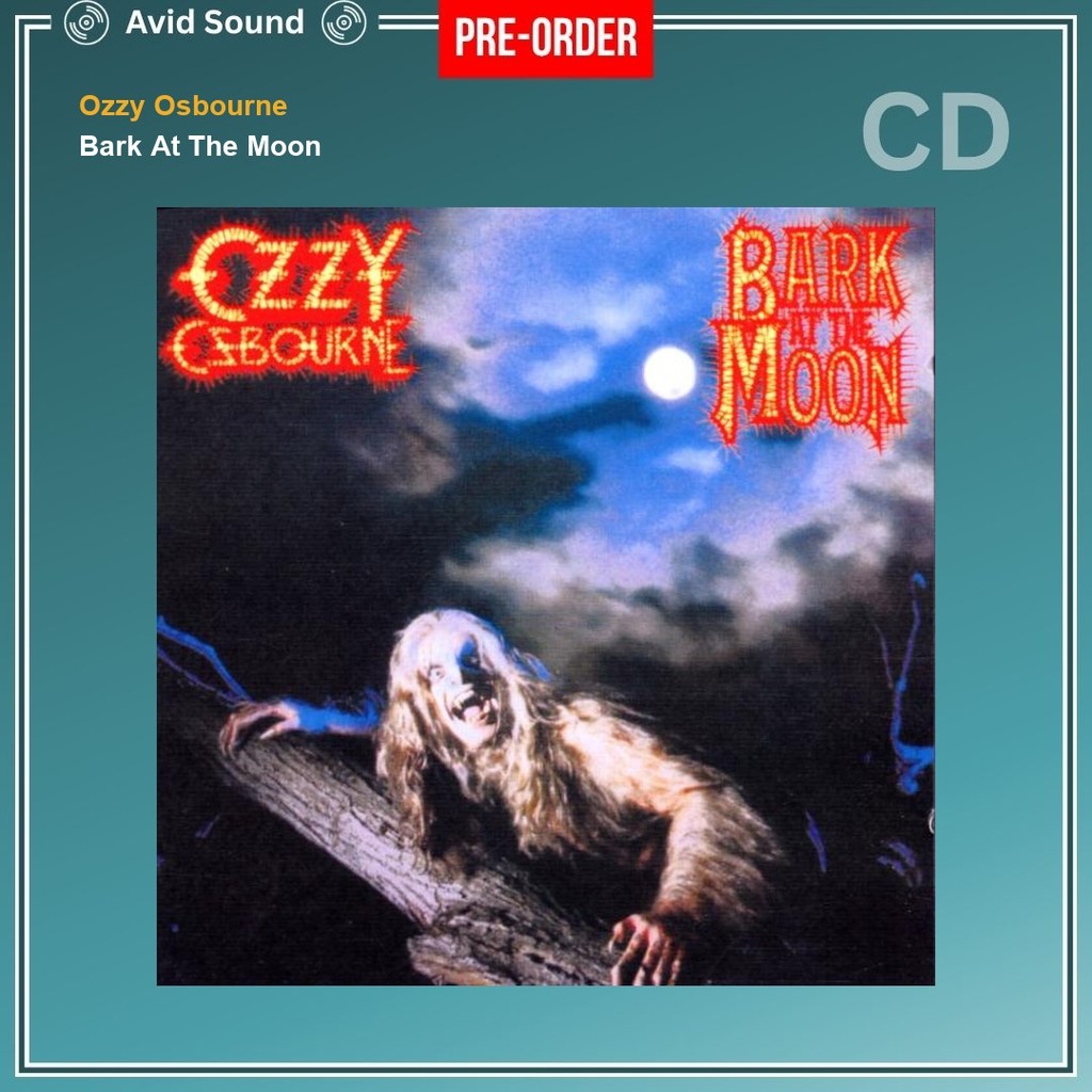 Pre-Order CD แผ่นซีดี Ozzy Osbourne Bark At The Moon ใหม่ ซีล Ozzy Osbourne CD