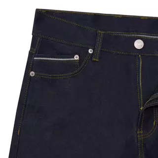 Hara HMR1-8801 Premium Limited 2026 ยีนส์ผ้าริม มิดไนท์ กระบอกใหญ่ 18 Oz Selvedges Regular fit jeans ปลายขา 8.5 นิ้ว