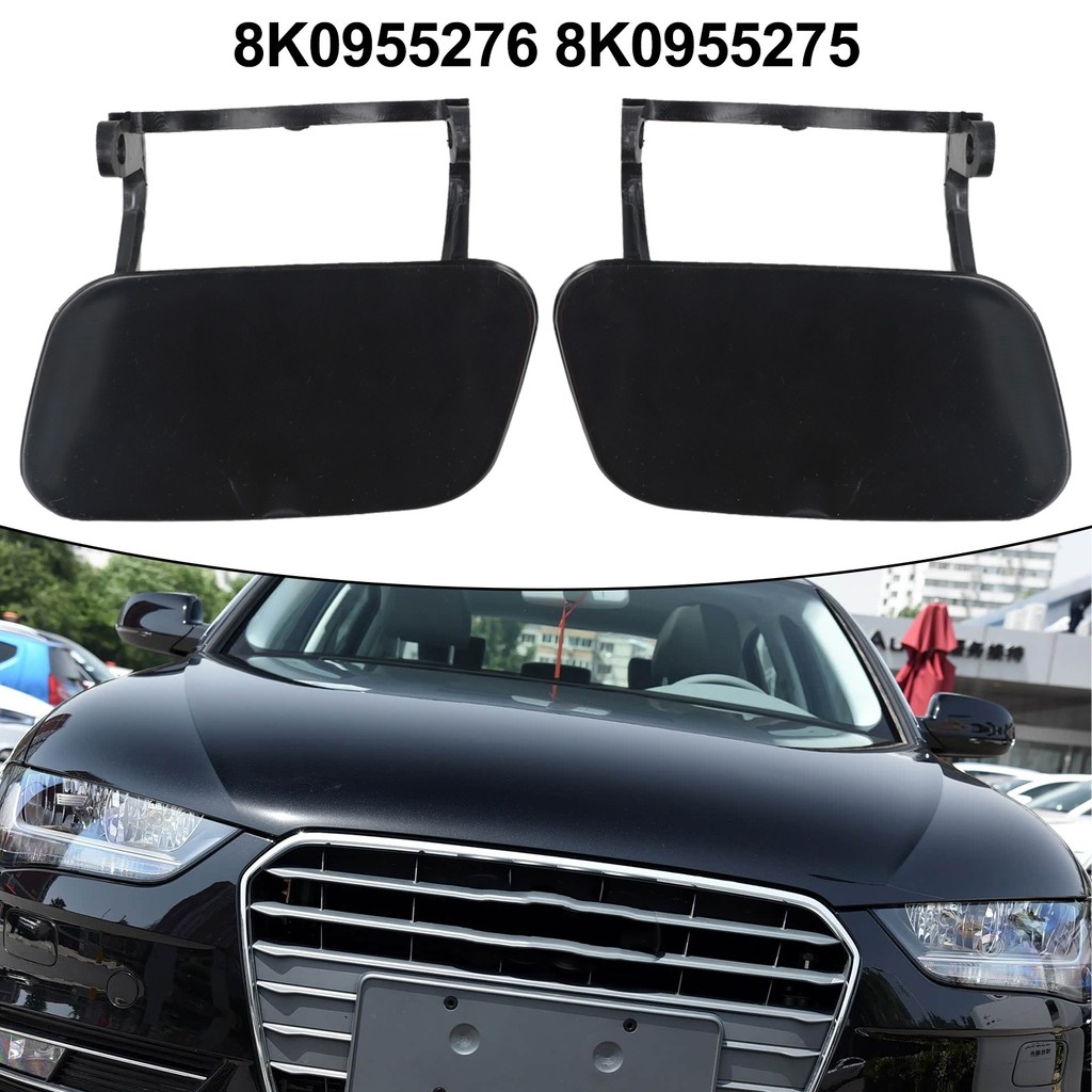 HE NEW1Pair ด้านหน้ากันชนไฟหน้าเครื่องซักผ้าหัวฉีด 8K0955275 8K0955276 สําหรับ A4