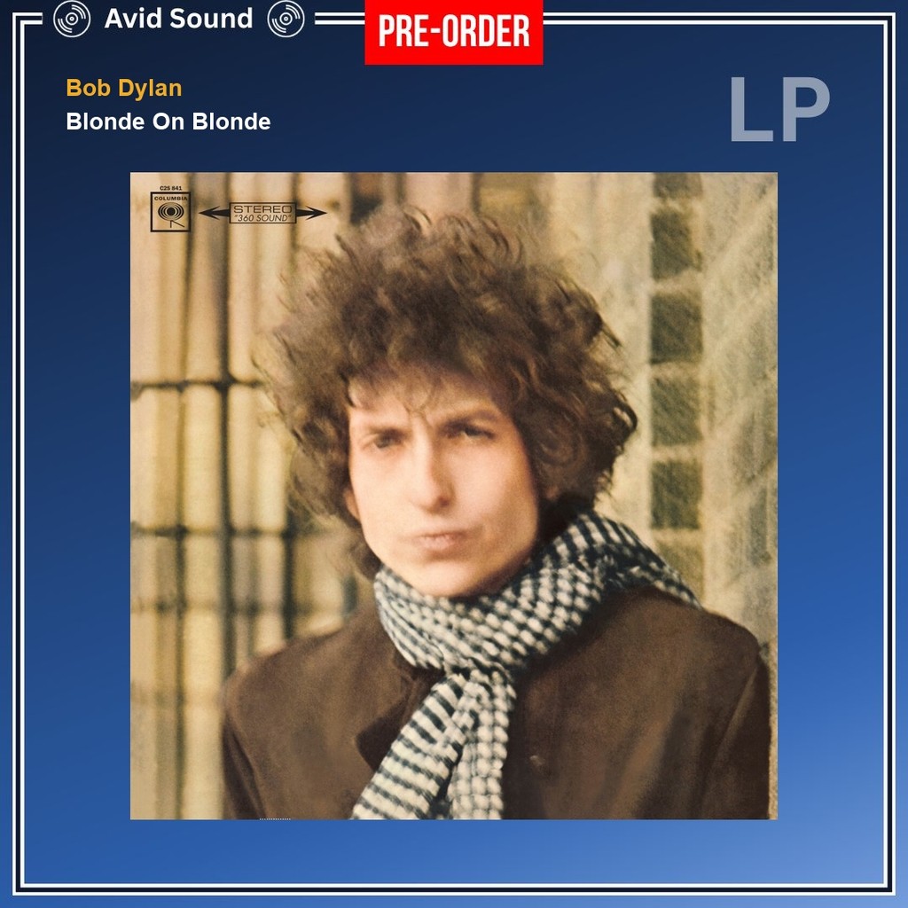 Pre-Order แผ่นเสียง Bob Dylan Blonde On Blonde ใหม่ ซีล Bob Dylan Vinyl LP