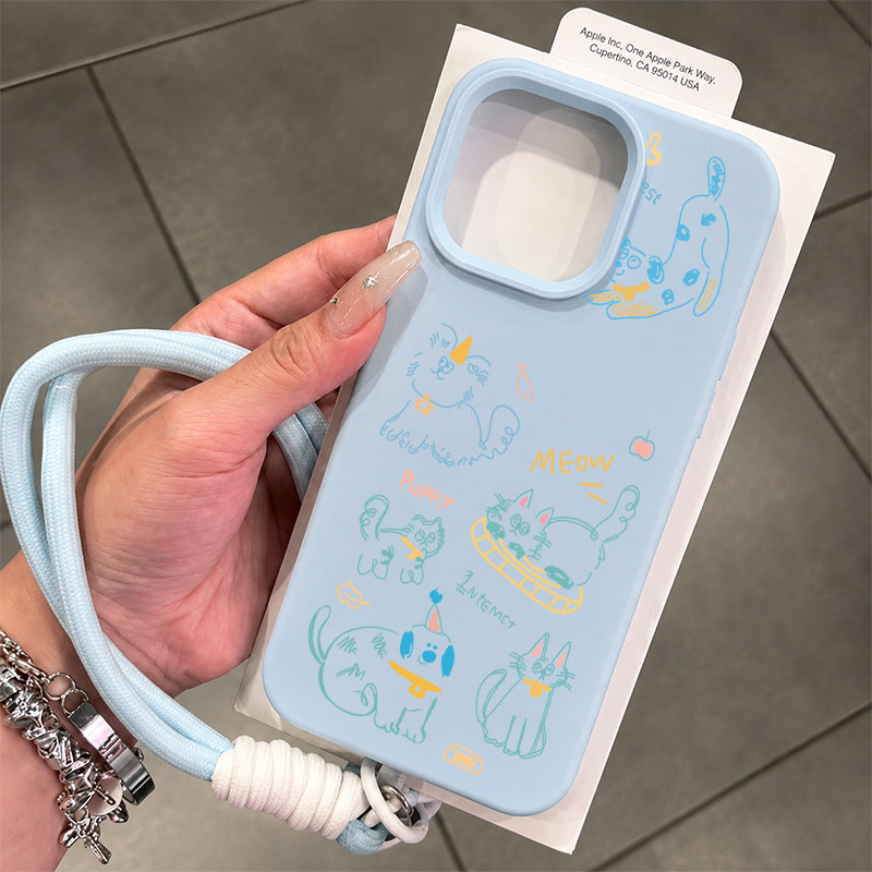 Cat Silicone Sketch [Bypik40_Id] Oppo Reno 16 Pro 5G Reno 16F A6X A6 Reno 15 5G 15F 14F A6T Pro A5 2