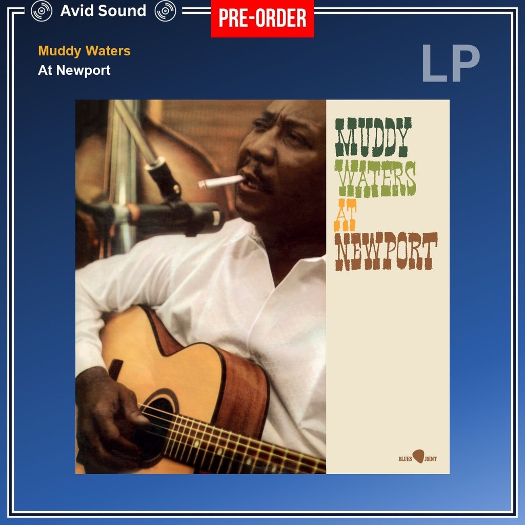 Pre-Order แผ่นเสียง Muddy Waters At Newport ใหม่ ซีล Muddy Waters Vinyl LP