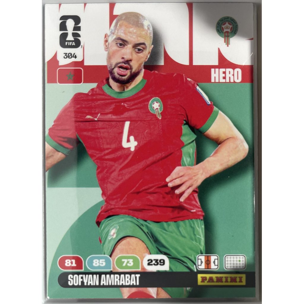 304 - Sofyan Amrabat – Panini FIFA World Cup 2026 Adrenalyn XL