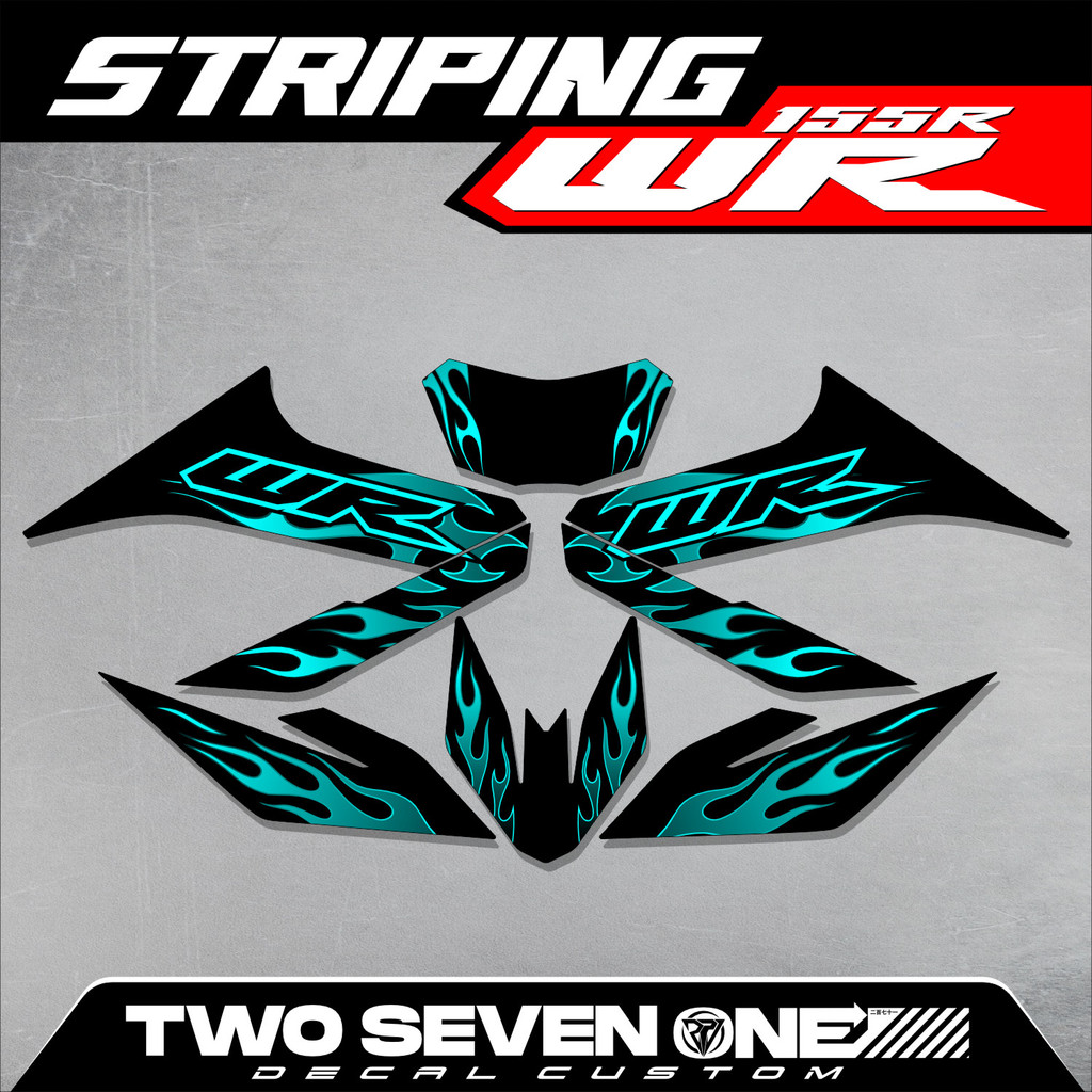 Yamaha WR 155 Striping - รายชื่อสติ๊กเกอร์ WR 155 - 38