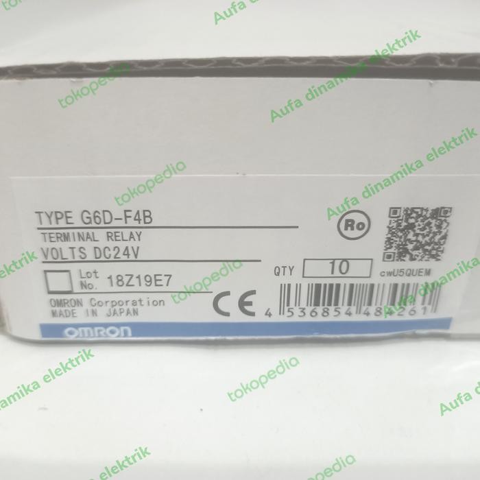G6D-F4B g6df4b รีเลย์ omron 24vdc รีเลย์บล็อก