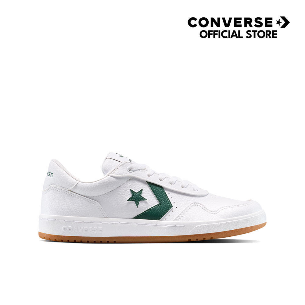 CONVERSE รองเท้า CONVERSE SC25 SEASONAL SYNTHETIC LEATHER OX WHITE/GREEN ผู้ชาย A14639CM_H5WTGN