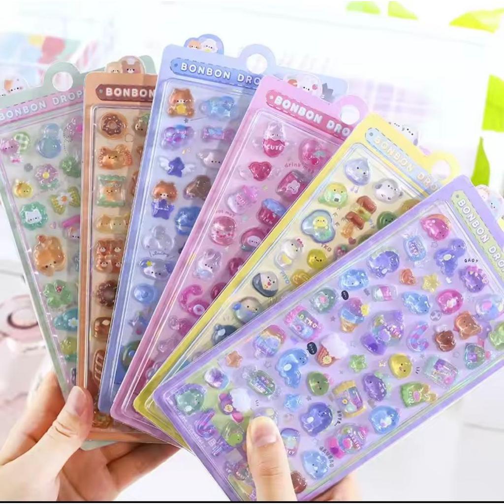 【Direct from Japan】สติ๊กเกอร์ Bonbon Drop 6 ชิ้น【Japan Exclusive】