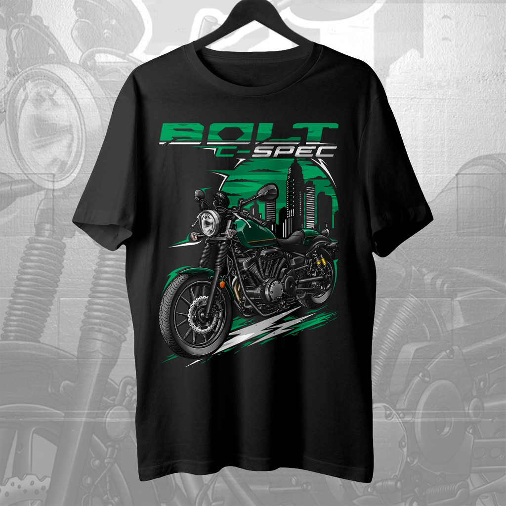 เสื้อแข่งเสื้อยืด Yamaha Bolt C-Spec