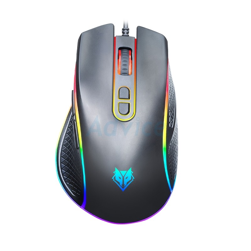 เมาส์เกมมิ่ง NUBWO NM-102 สีดำ USB มีสาย