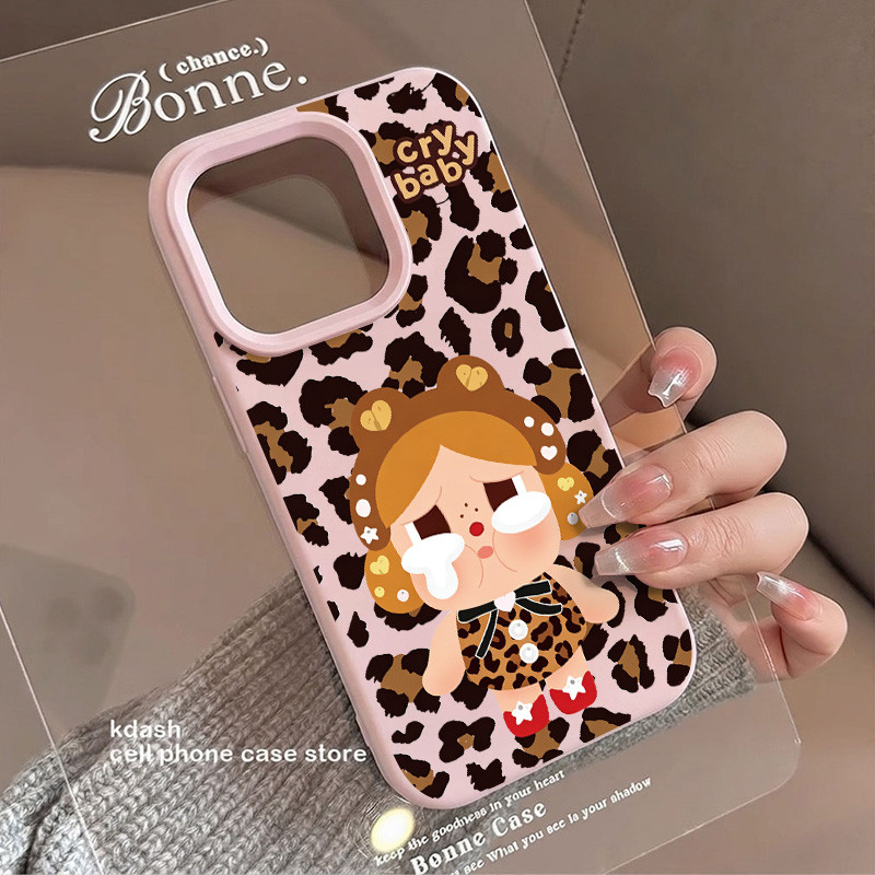 Leopard Cry Baby Pattern [Heartcasing] เคสซิลิโคน Hp Infinix Smart 20 Hot 60 Pro Plus 60I Tecno Spar