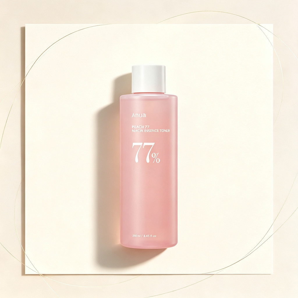 Anua Peach 77% Niacin Essence Toner, Brightening Hydrating Facial Toner สําหรับผิวหมองคล้ํา