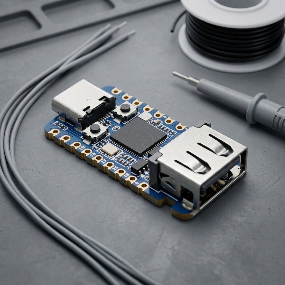 บอร์ดพัฒนา USB8RP2350A จาก microcontroller แบบ dual-core dual-architecture