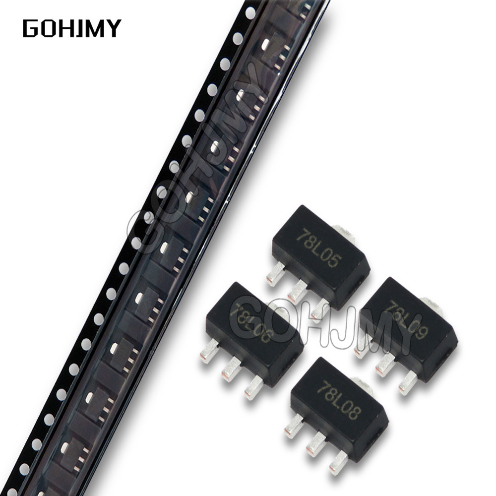 10PCS 78L05 78L06 78L08 78L09 78L10 78L12 78L15 78L33 79L05 HT7130 HT7133 HT7333 HT7350 HT7833 SOT89