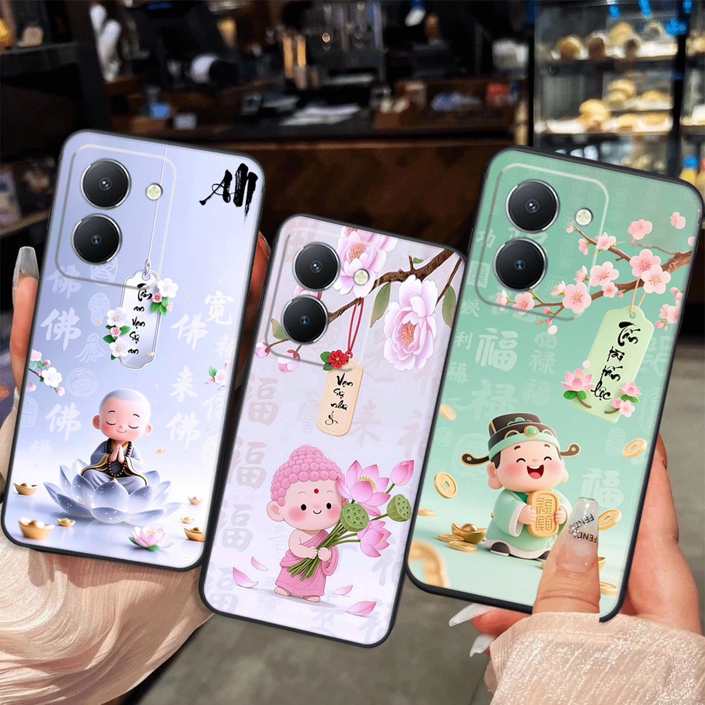 เคส Vivo Y36 / Y76 / Vivo Y78 / VIVO Y78 5G พร้อมการประดิษฐ์ตัวอักษร Phuc Tai Loc ความสงบของจิตใจและ