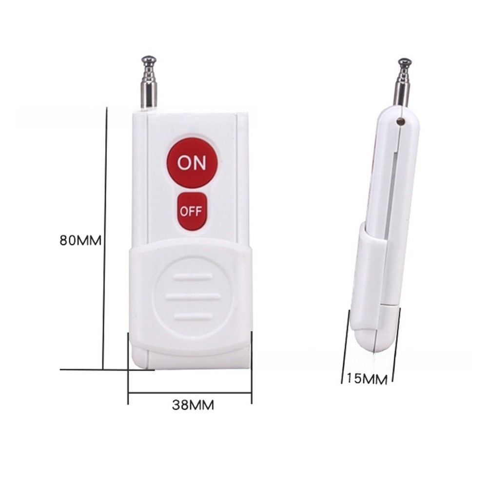 [BETL] สวิตช์ควบคุมระยะไกล 30A ช่องเดียว AC 100 240V 500M RF ไร้สาย