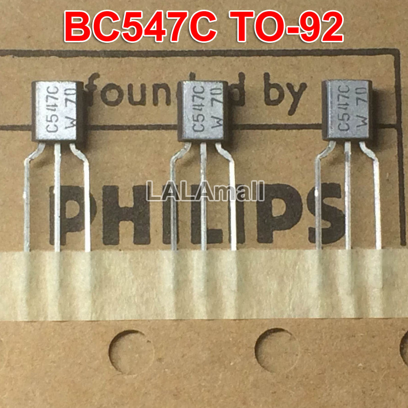 10 ชิ้น BC547C TO-92 BC547 C547C 547 TO92 ทรานซิสเตอร์ NPN