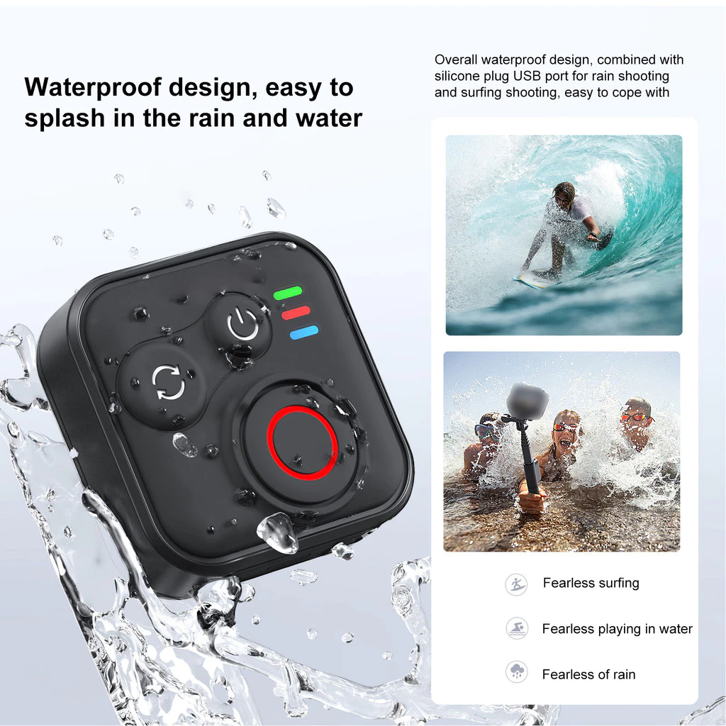 รีโมทคอนโทรลบลูทูธสำหรับ Insta360 X5 X4 X3 GO 3S thumbnail 7