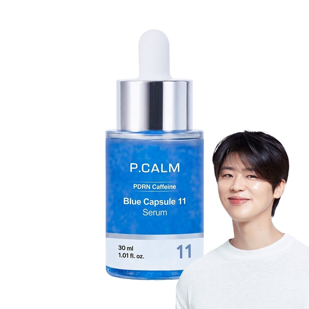 P.CALM PDRN Caffeine Blue Capsule 11 Serum 30ml Firming Hydration