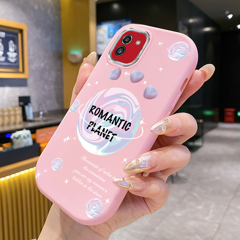 เคสใช้ได้กับ Samsung A04 M04 A04E F04 A03 A03s A02s M02s F02s M13 5G เคสการ์ตูนกันฝุ่น