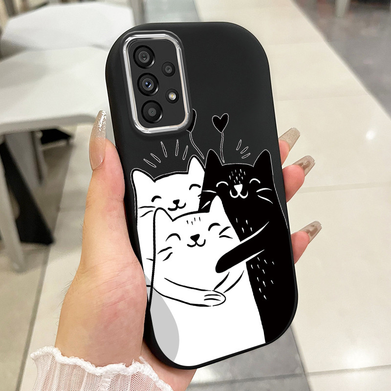 เคส ใช้ได้กับ Samsung A53 เคสแมวน่ารัก