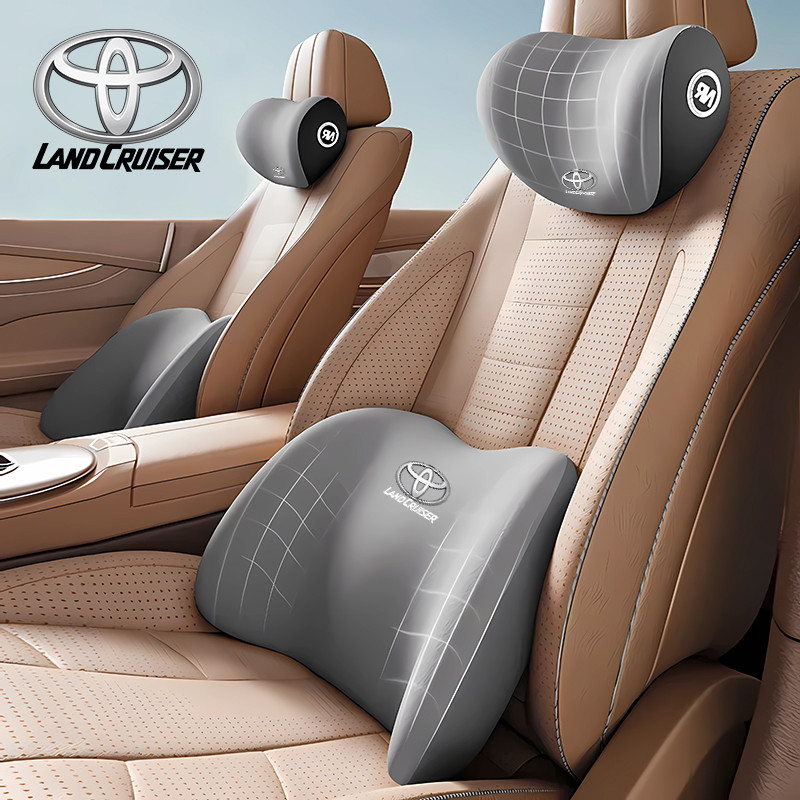 สําหรับ Land Cruiser รถคอหมอนเอว Memory Foam คุณภาพสูงชุดสําหรับ toyota land-cruiser 80 lc300 70 lc1