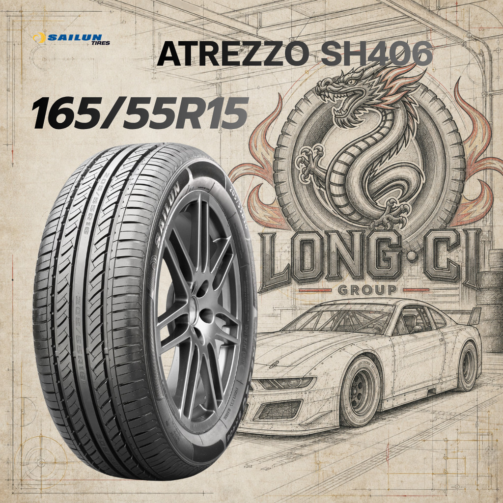 ยาง 165/55R15 SAILUN รุ่น ATREZZO SH406 ราคาต่อเส้น ปี 2026