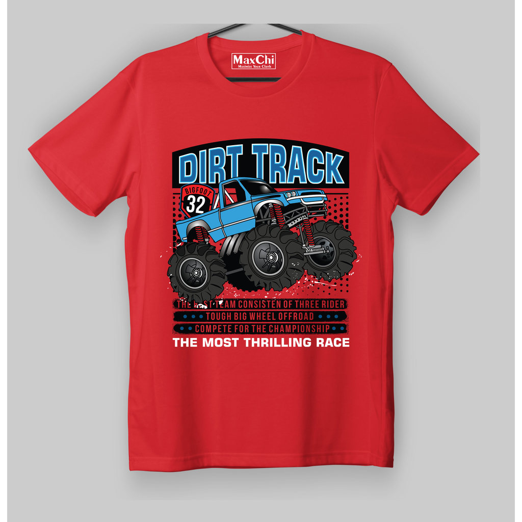 [MaxChi] Dirt Rack Red Adult Kids T-Shirt