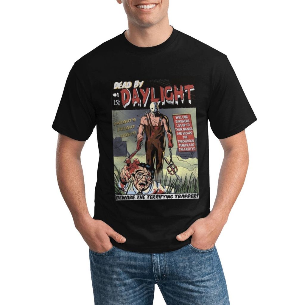 Dead By Daylight 1 เสื้อยืดคอกลมแบบกําหนดเองน้ําหนักเบาและมีสไตล์