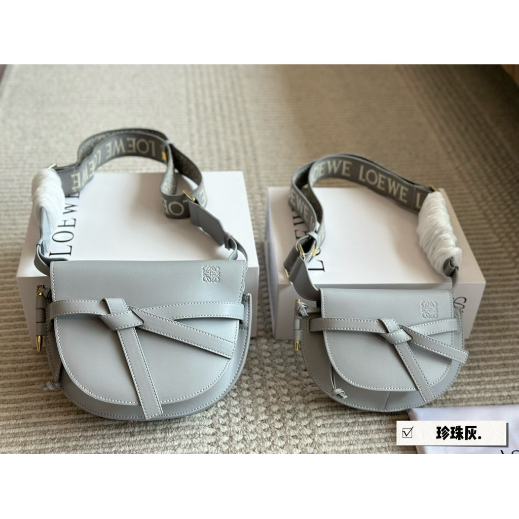 Sadddle Bag Messenger Bag หนังวัว